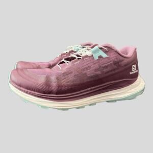 Salomon Ultra Glide Ortholite Impressions Hiking Shoes Womens 7.5 Purple White